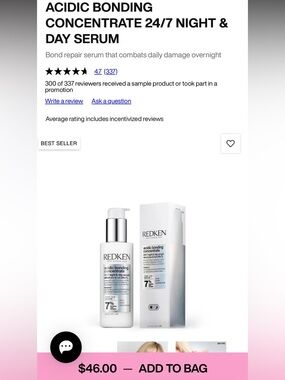 Redken Acidic Bonding Concentrate 24/7 Night & Day Serum